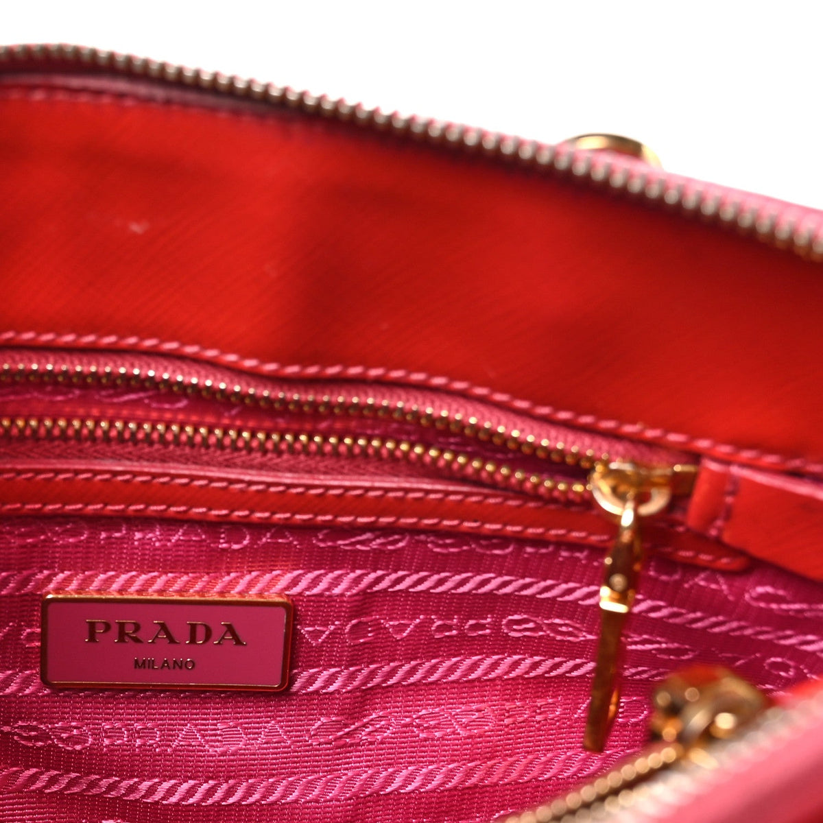 Saffiano Vernice Small Promenade Tote Rosso