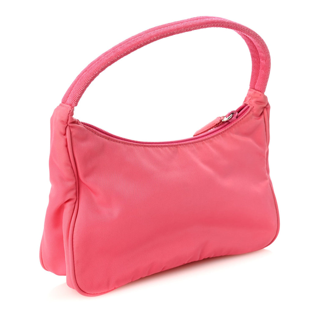 Tessuto Nylon Sport Mini Shoulder Bag Pink