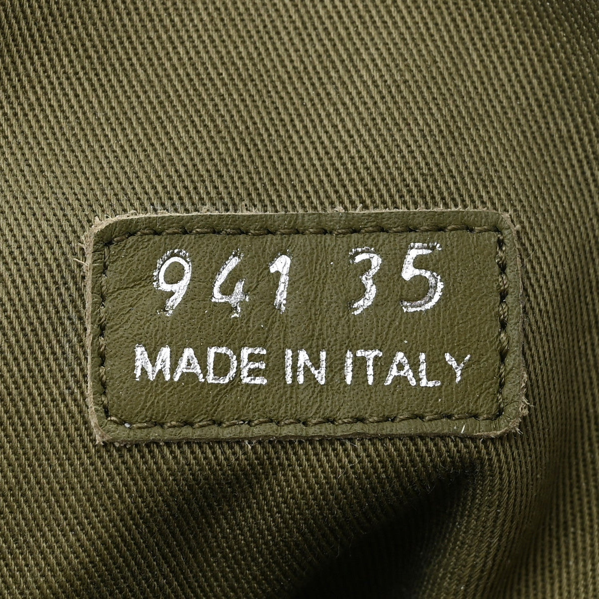 Denim Triangle Logo Camo Sneakers 35 Militare