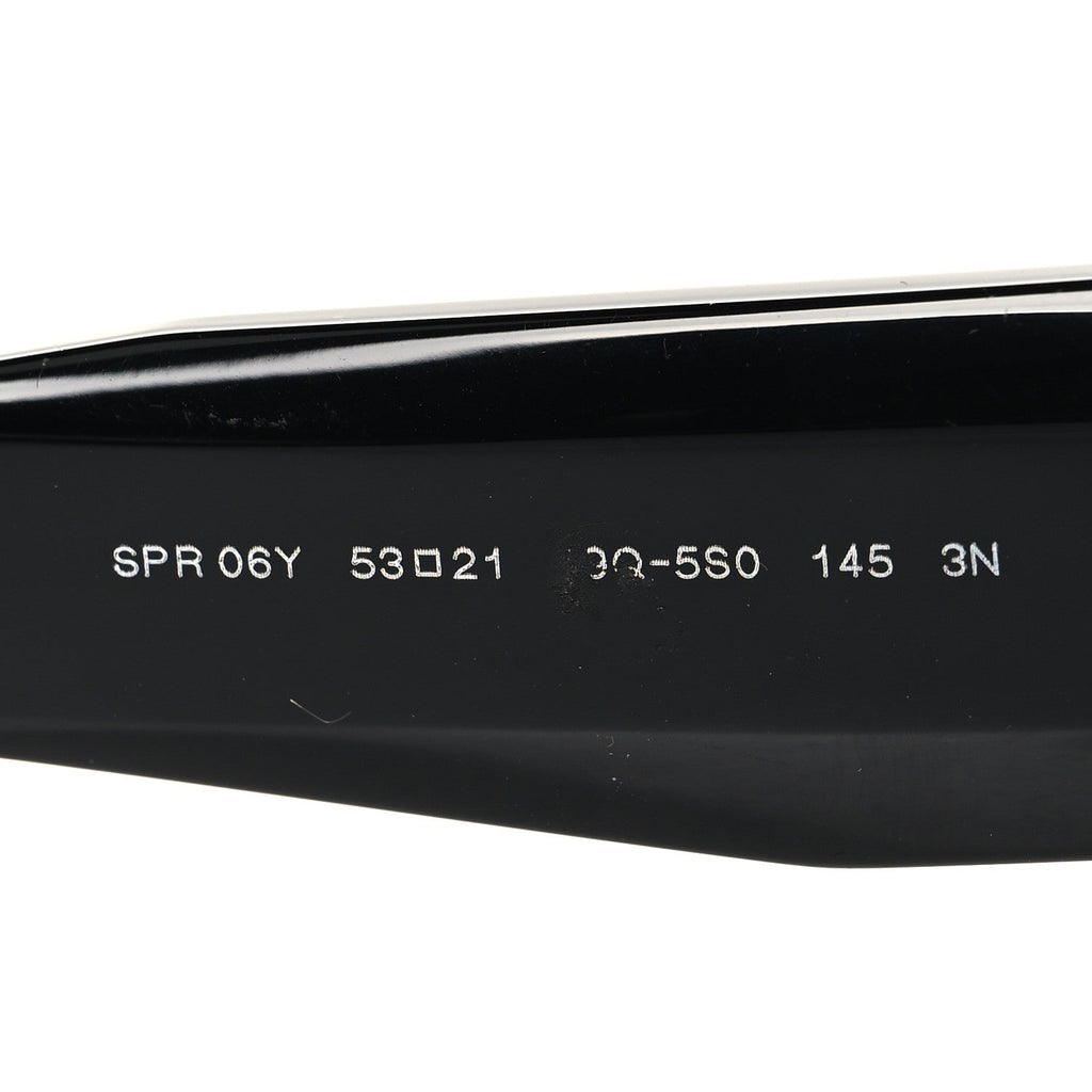 Acetate Symbole Sunglasses SPR 06Y Black