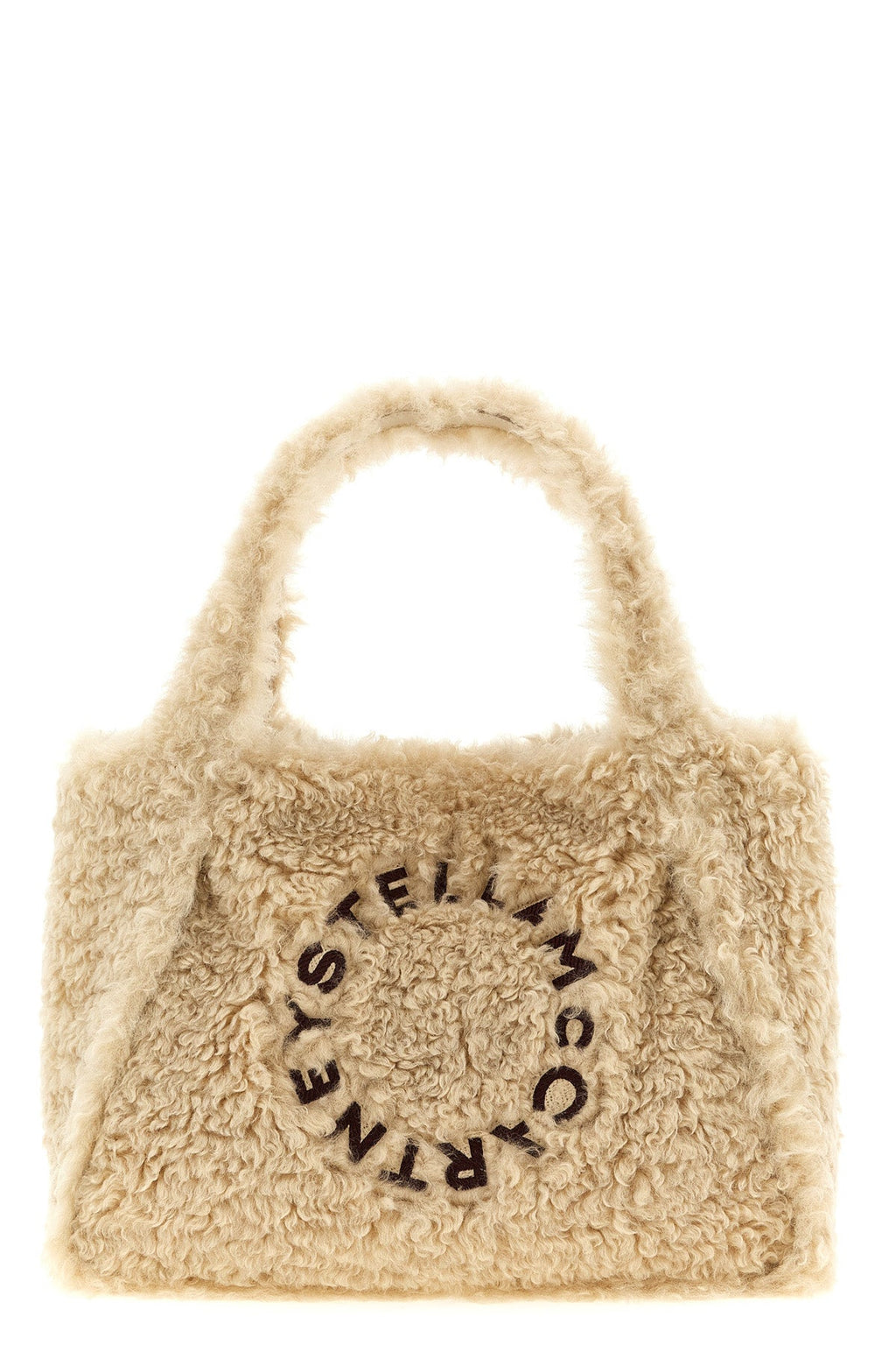 Stella Logo Faux Shearling Tote