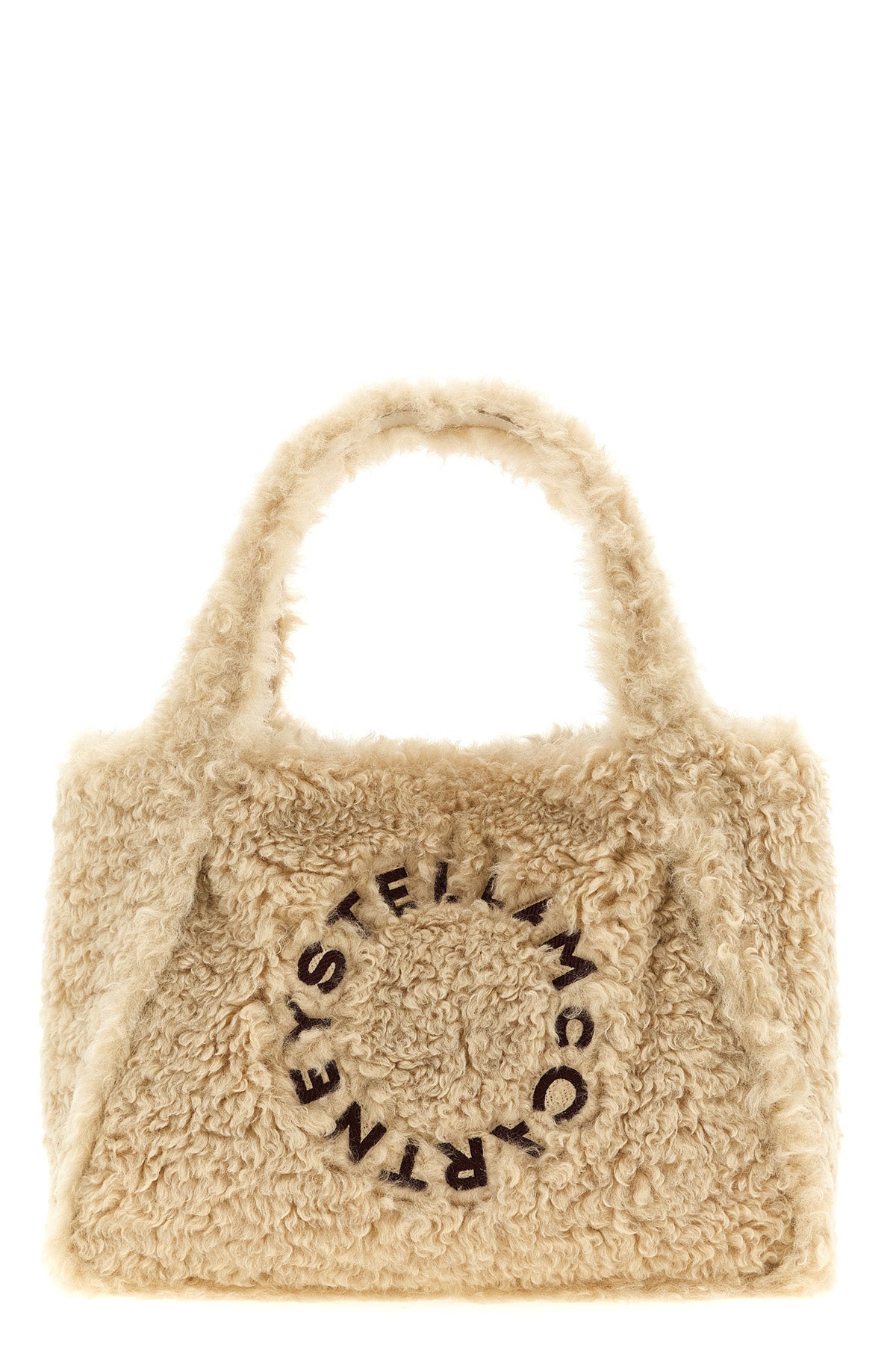 Stella Logo Faux Shearling Tote