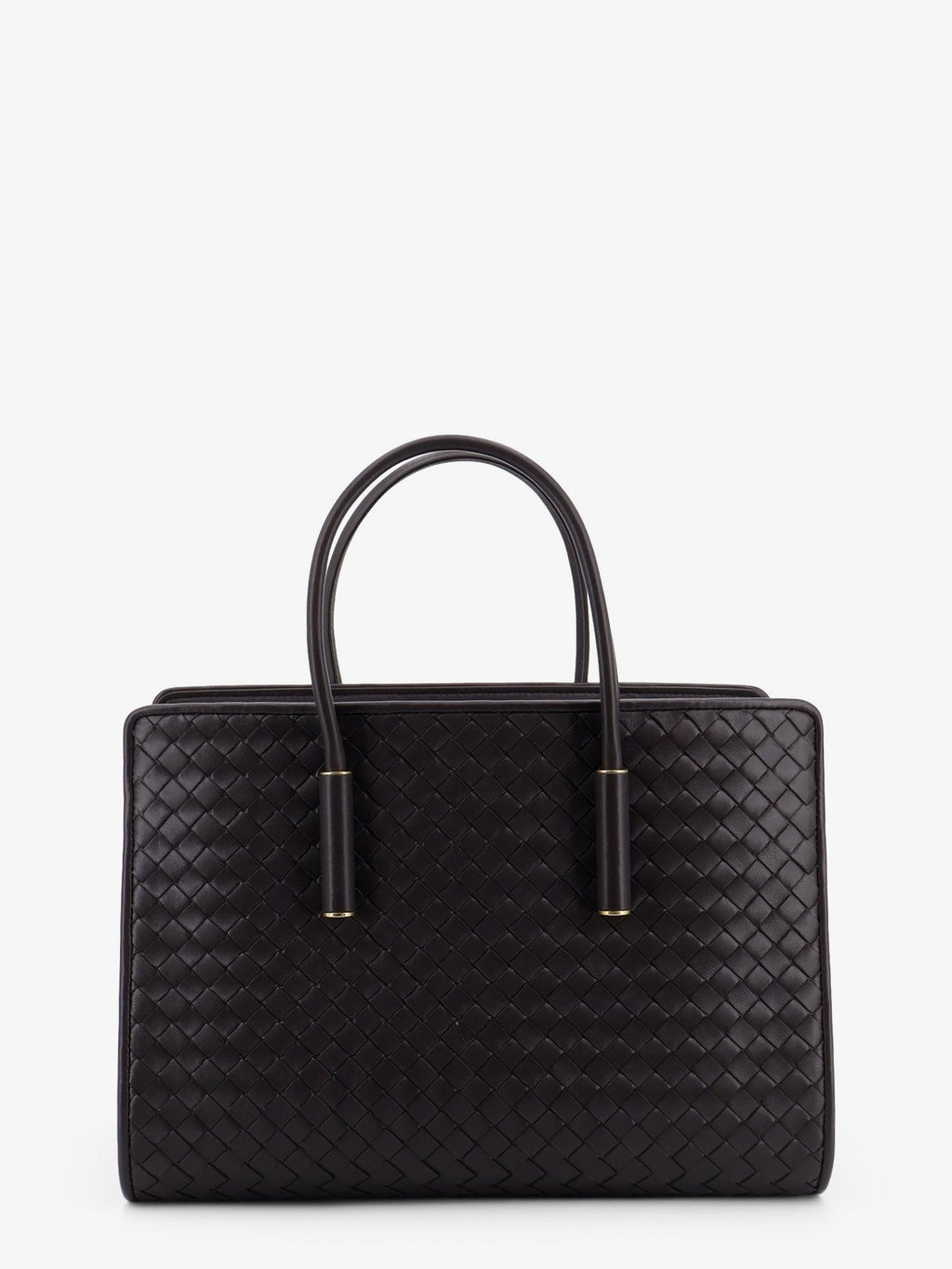 Bottega Veneta Women Barbara Leather Handbag With Intrecciato Motif