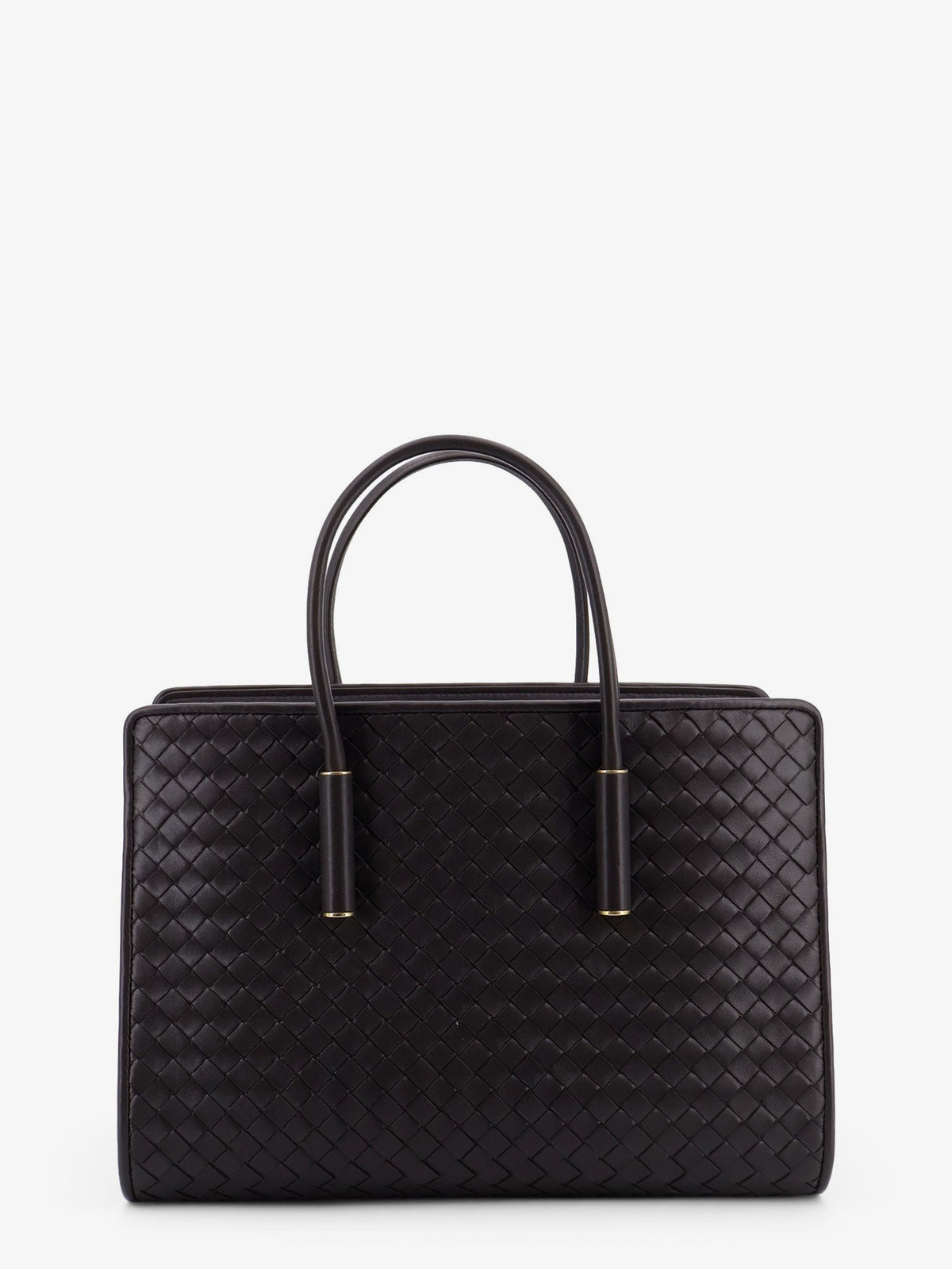 Bottega Veneta Women Barbara Leather Handbag With Intrecciato Motif