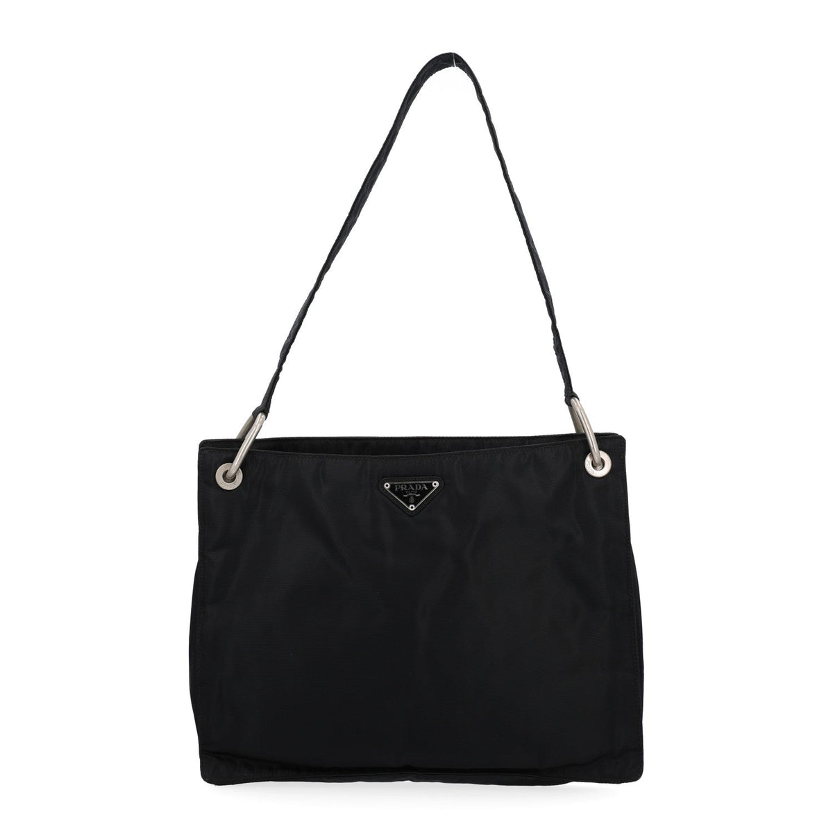 Tessuto Nylon Shoulder Bag Black