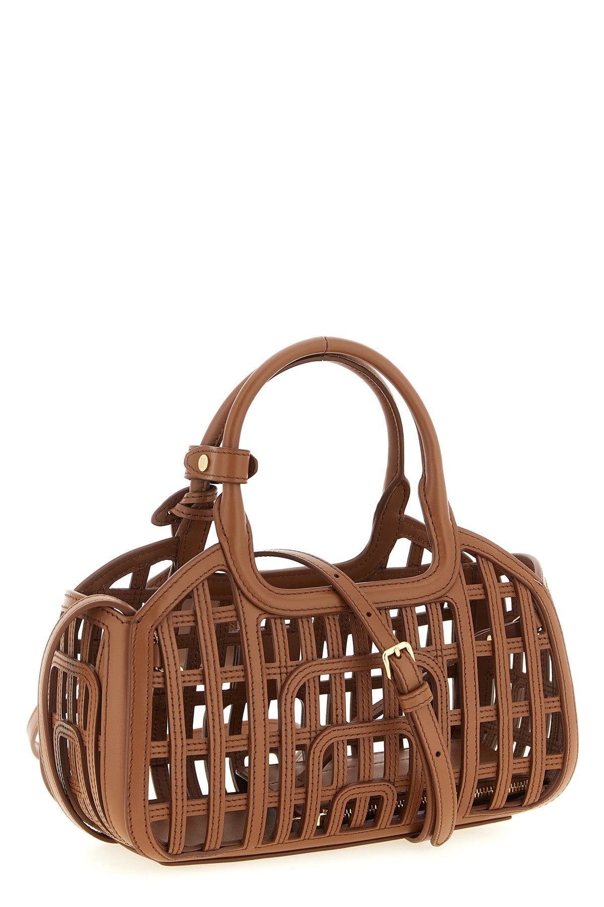 Woven Nappa Leather Handbag