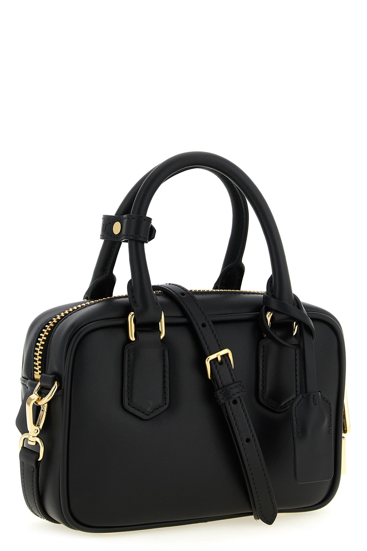 Miu Miu Top Handle Bag With Gold-Tone Hardware