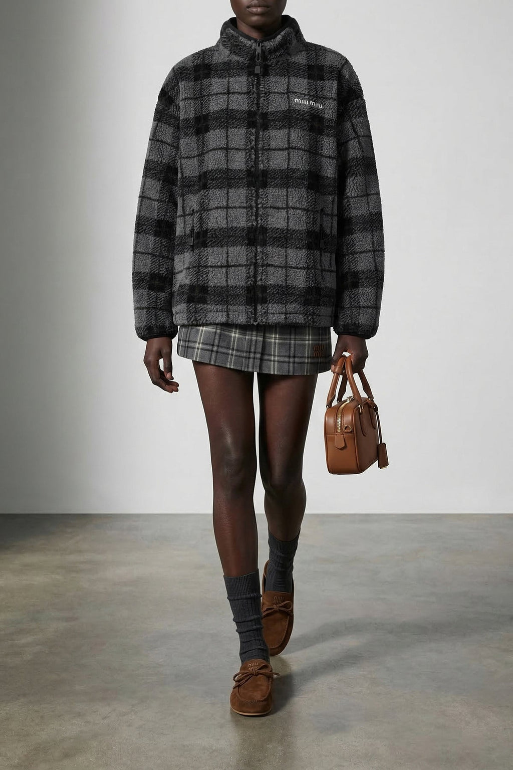 Miu Miu Mini Bag With Embossed Logo