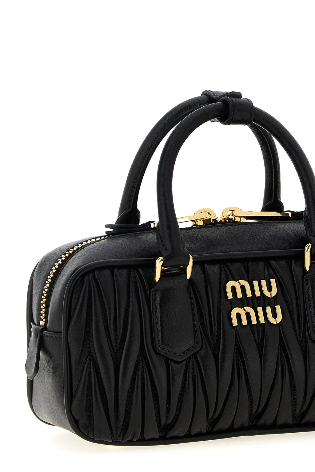 Miu Miu Matelassé Leather Top-Handle Bag