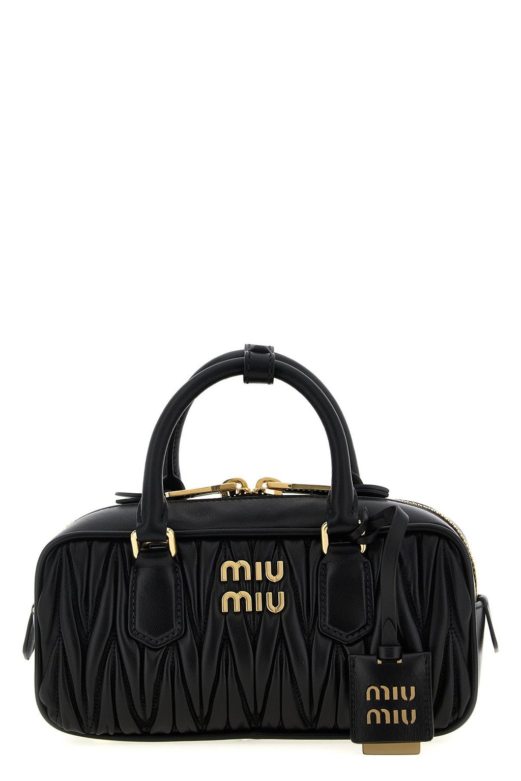 Miu Miu Matelassé Leather Top-Handle Bag