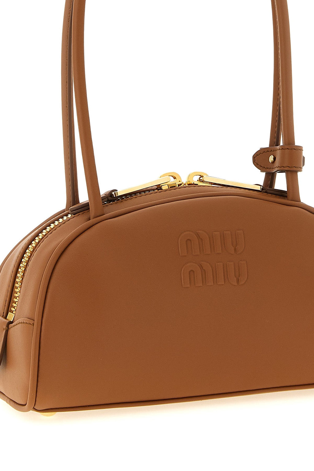 Miu Miu Mini Shoulder Bag With Embossed Logo