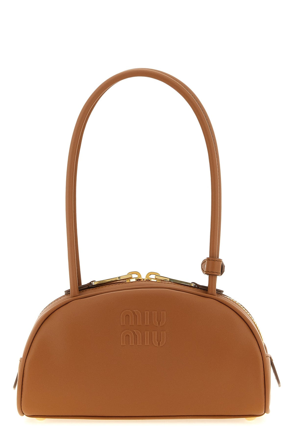 Miu Miu Mini Shoulder Bag With Embossed Logo