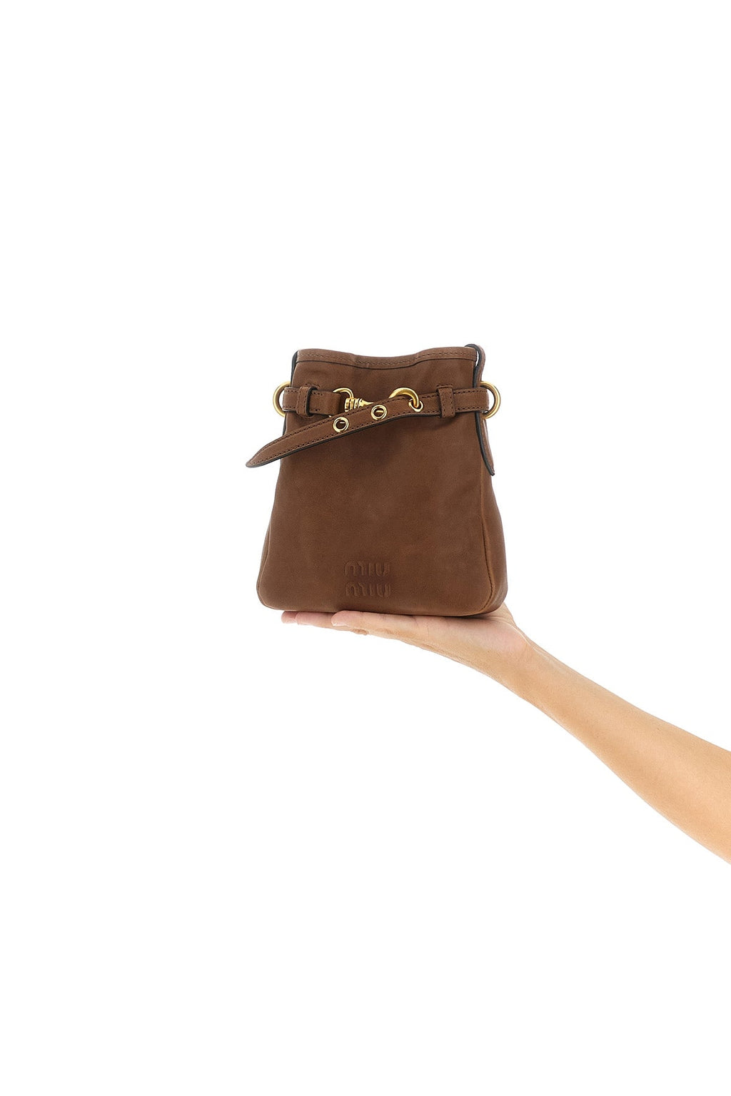 Miu Miu Shoulder Bag with Swivel Hook Detail