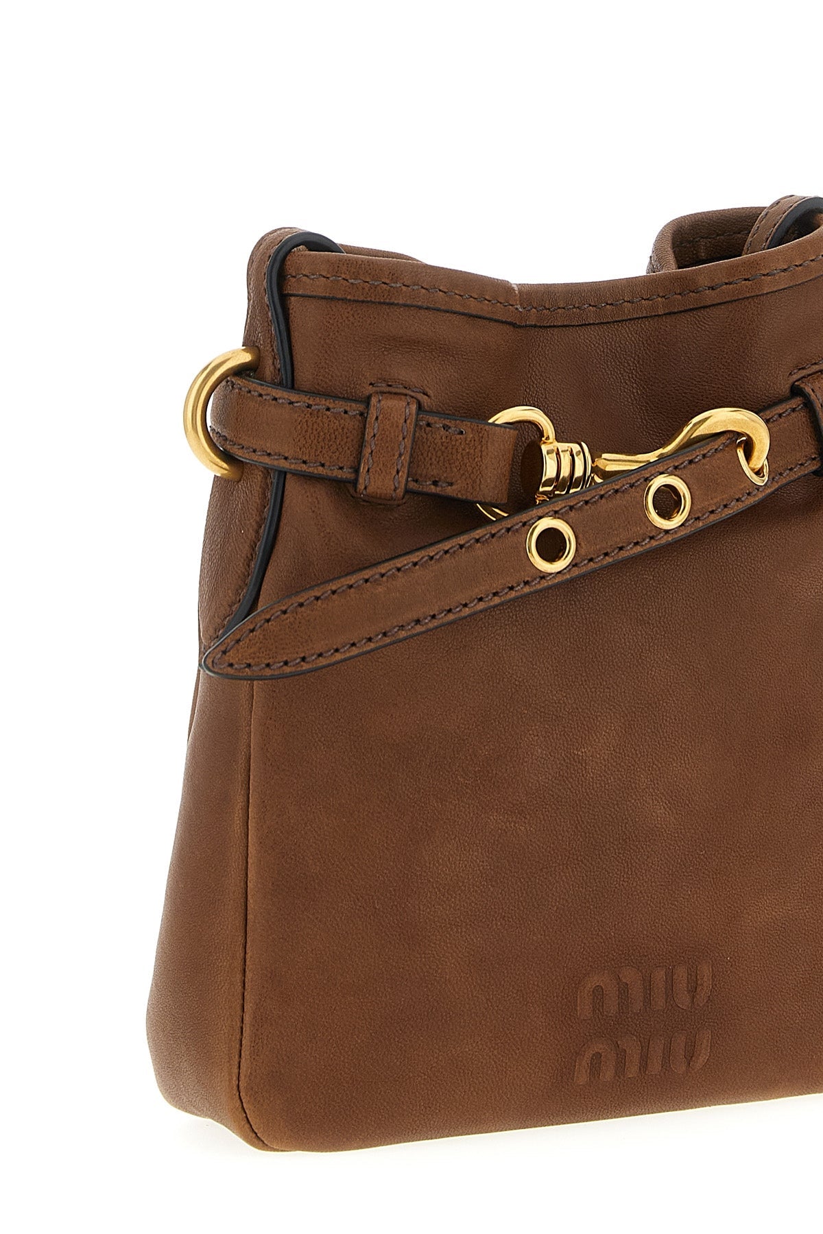 Miu Miu Shoulder Bag with Swivel Hook Detail
