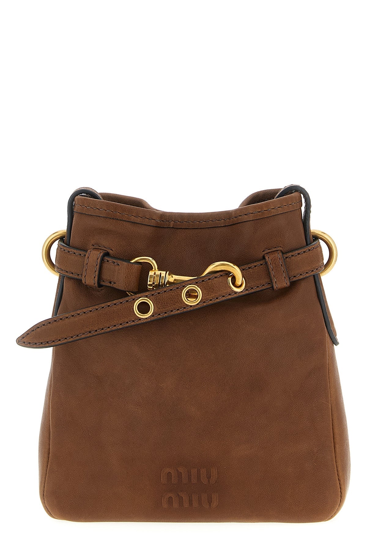 Miu Miu Shoulder Bag with Swivel Hook Detail