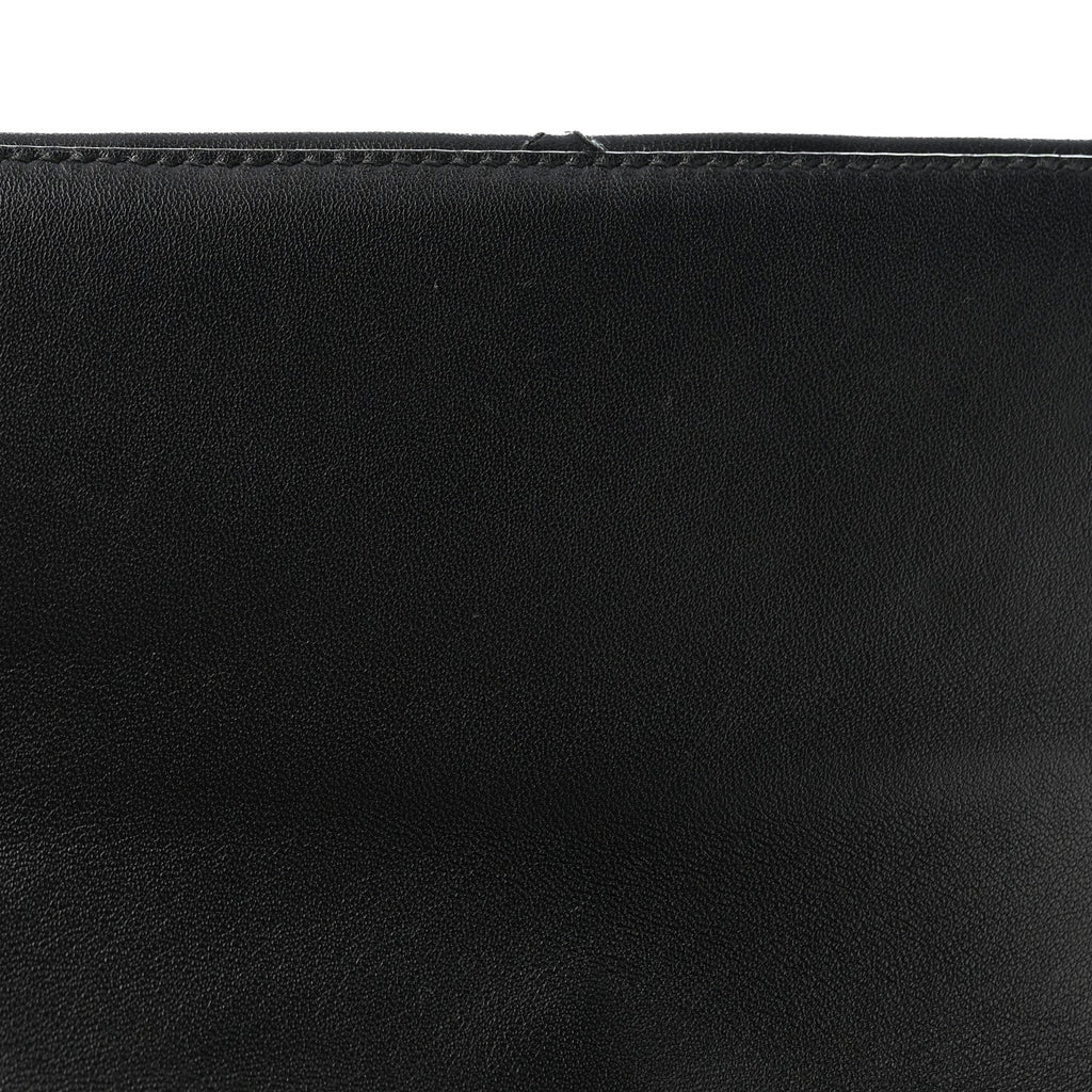 Nappa Triangle Stitched Large Spectrum Bag Black