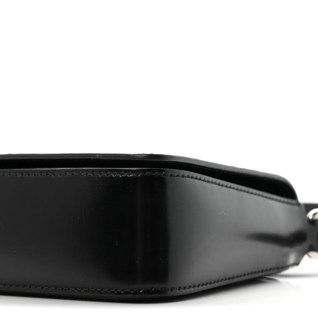 Spazzolato Femme Flap Shoulder Bag Black