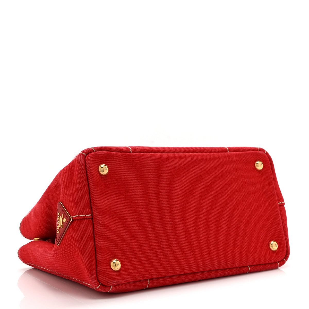 Canapa Small Logo Tote Rosso Talco