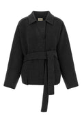 KHAITE Belted Wool Jacket
