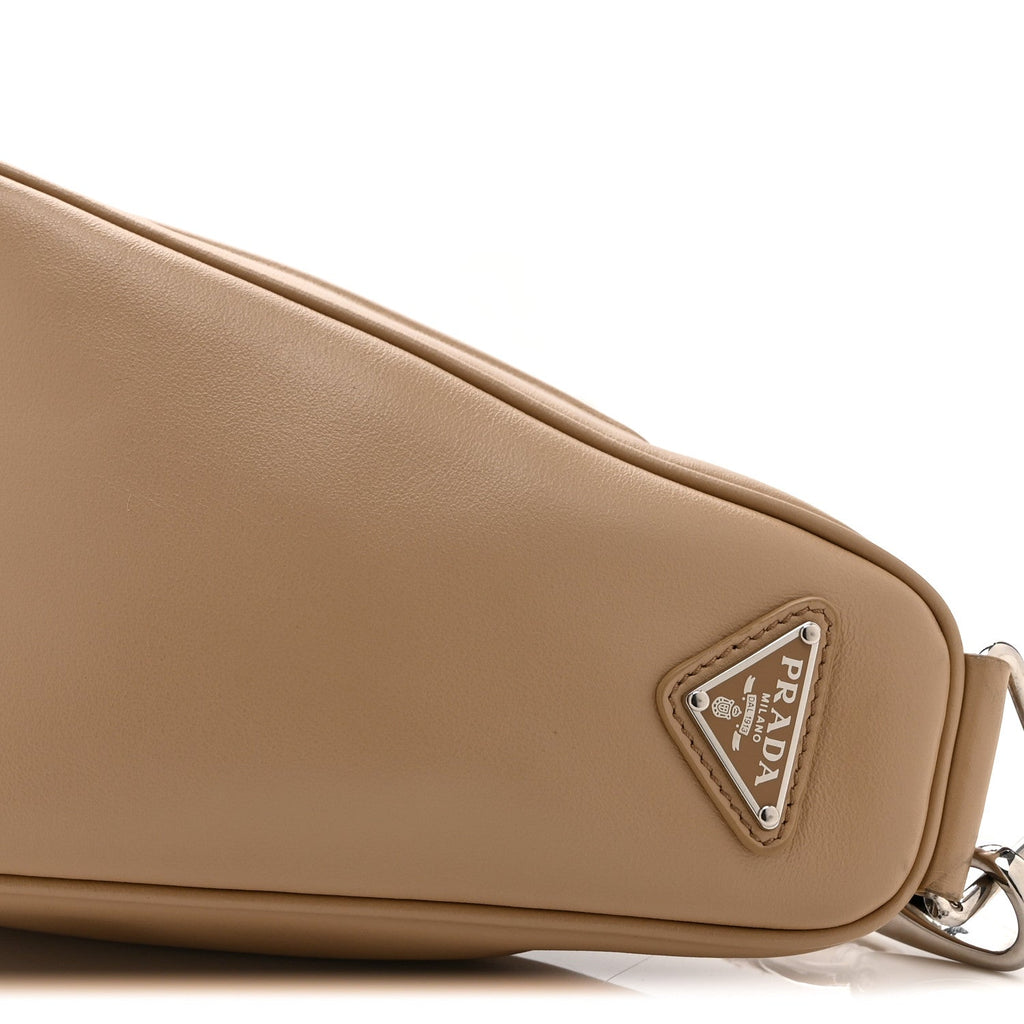 Grace Lux Triangle Shoulder Bag Sabbia