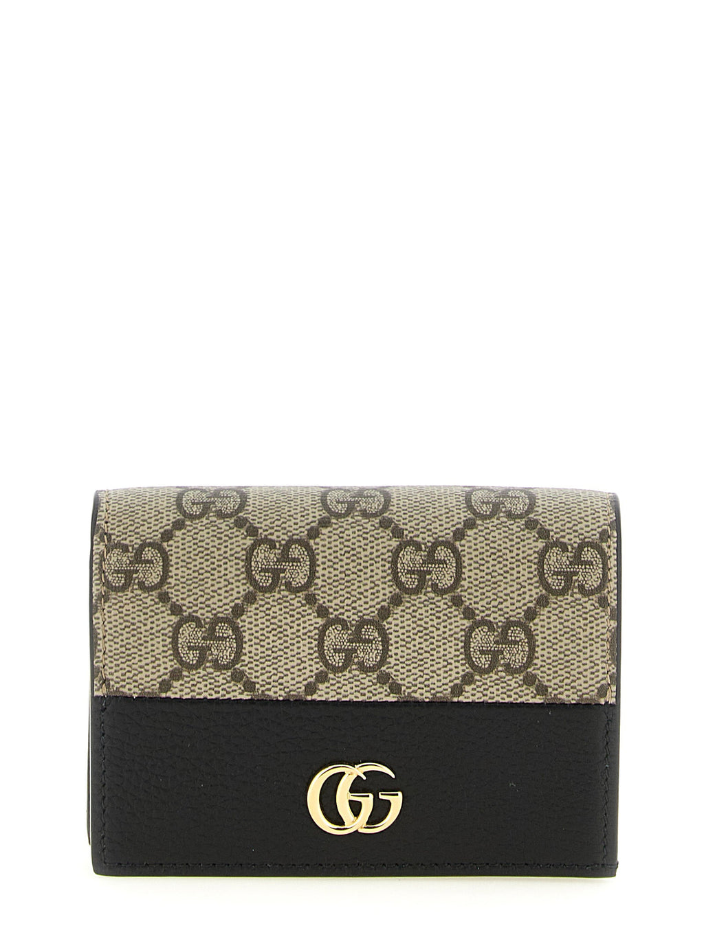 Gucci Women Gg Marmont Two-Tone Wallet