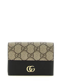 Gucci Women Gg Marmont Two-Tone Wallet