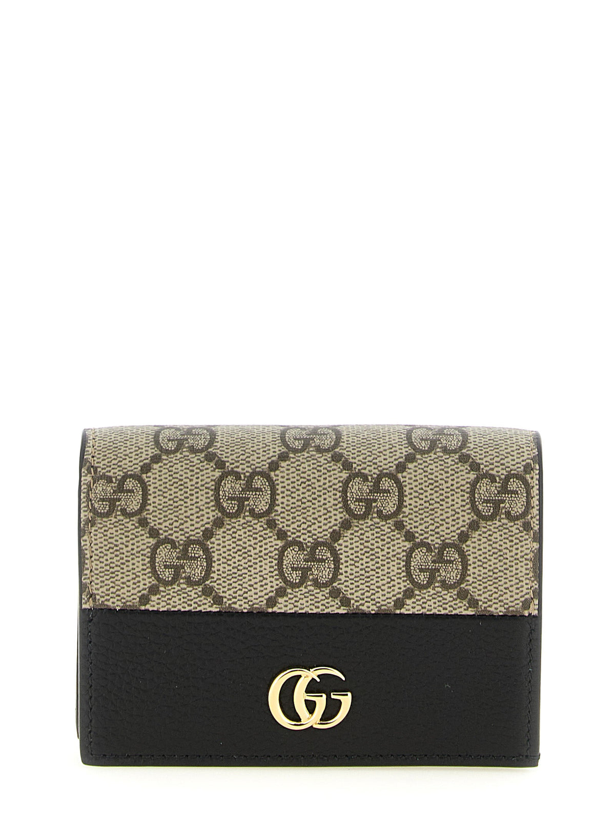 Gucci Women Gg Marmont Two-Tone Wallet