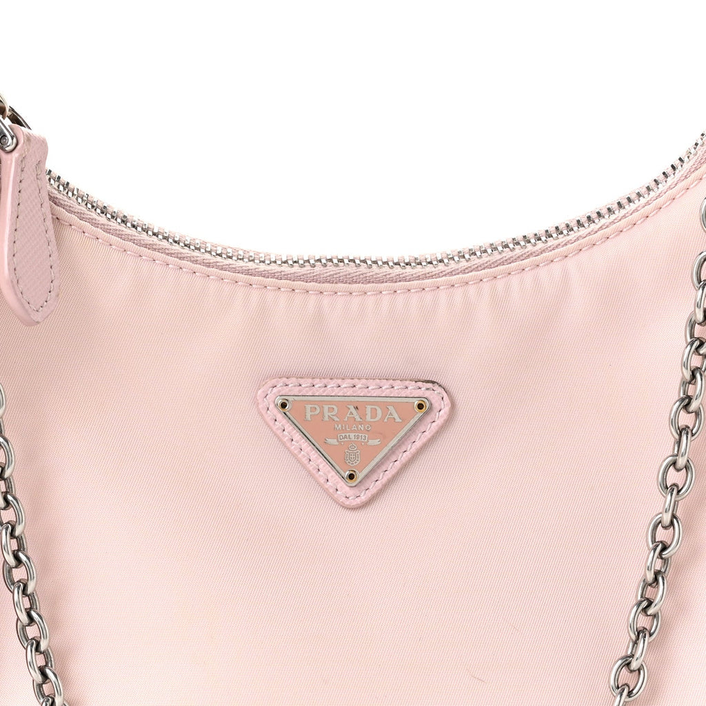 Nylon Re-Edition 2005 Shoulder Bag Alabastro