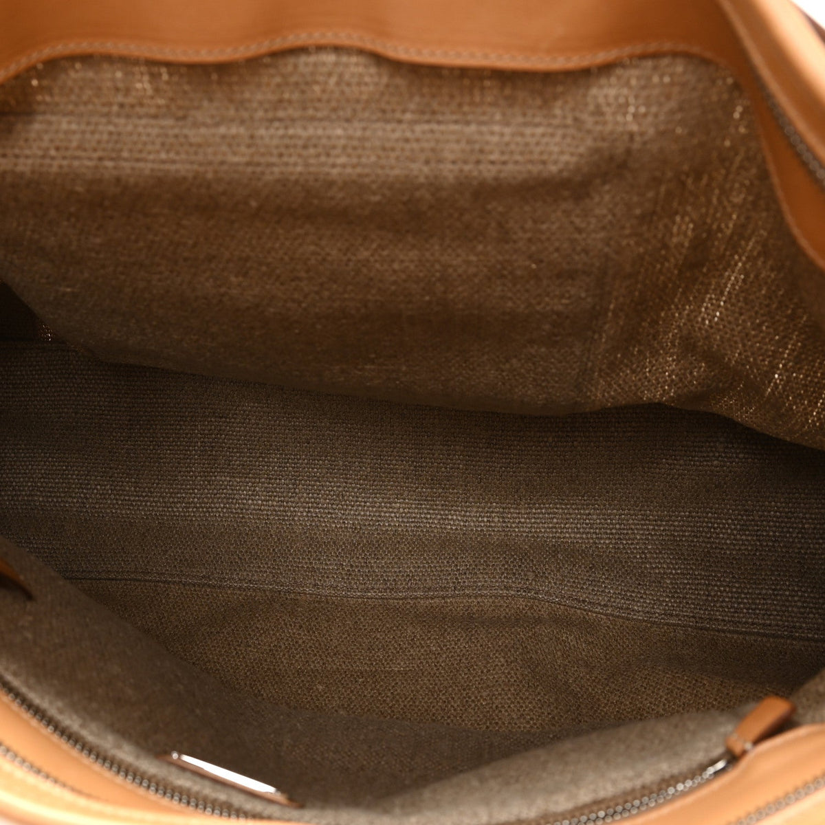 Linen Calfskin Bonnie Tote Bag Rope Natural