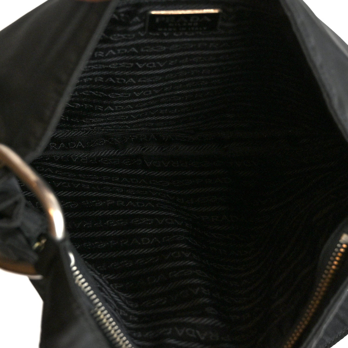 Tessuto Nylon Shoulder Bag Black
