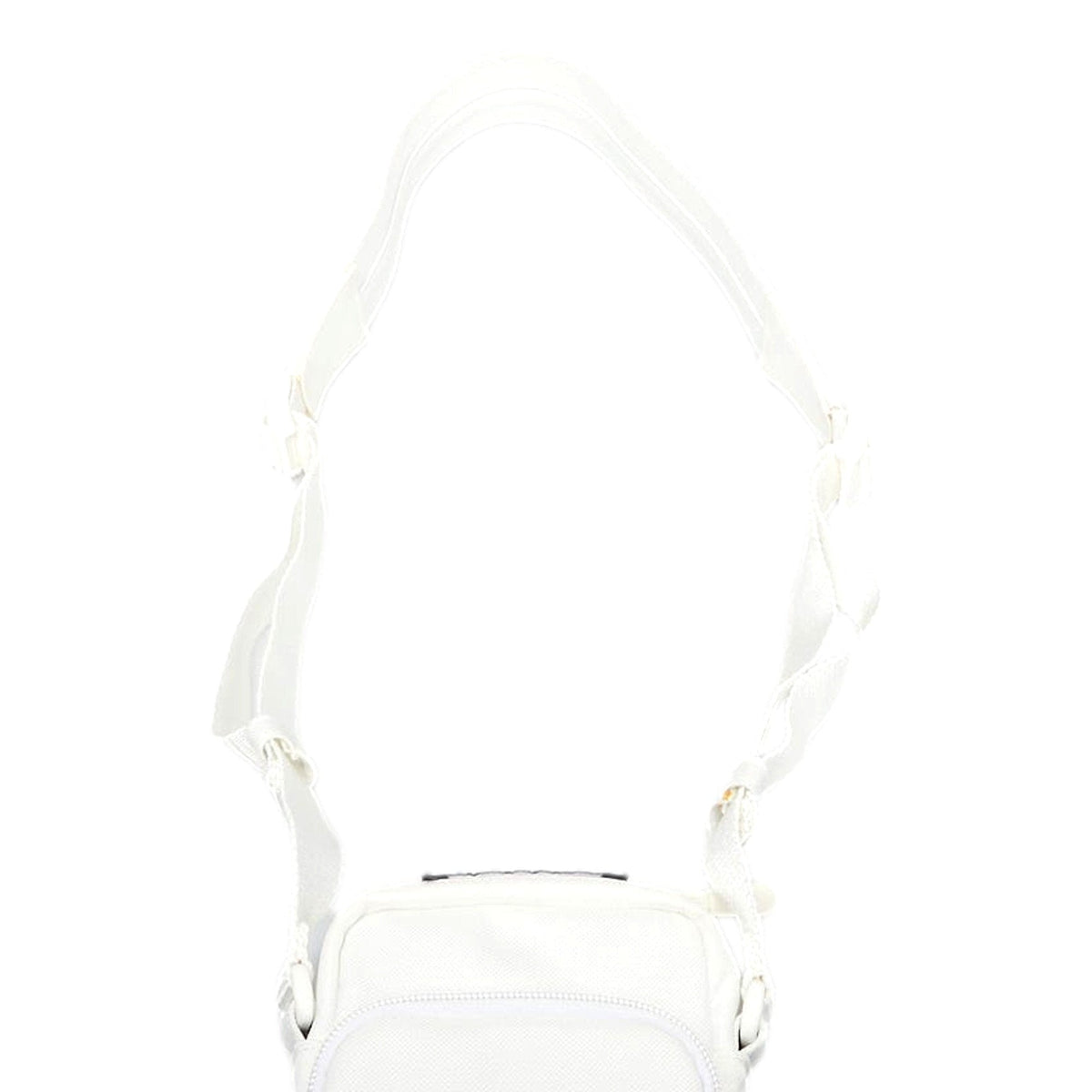 Balenciaga NASA Logo White Nylon Phone Holder Crossbody Bag New