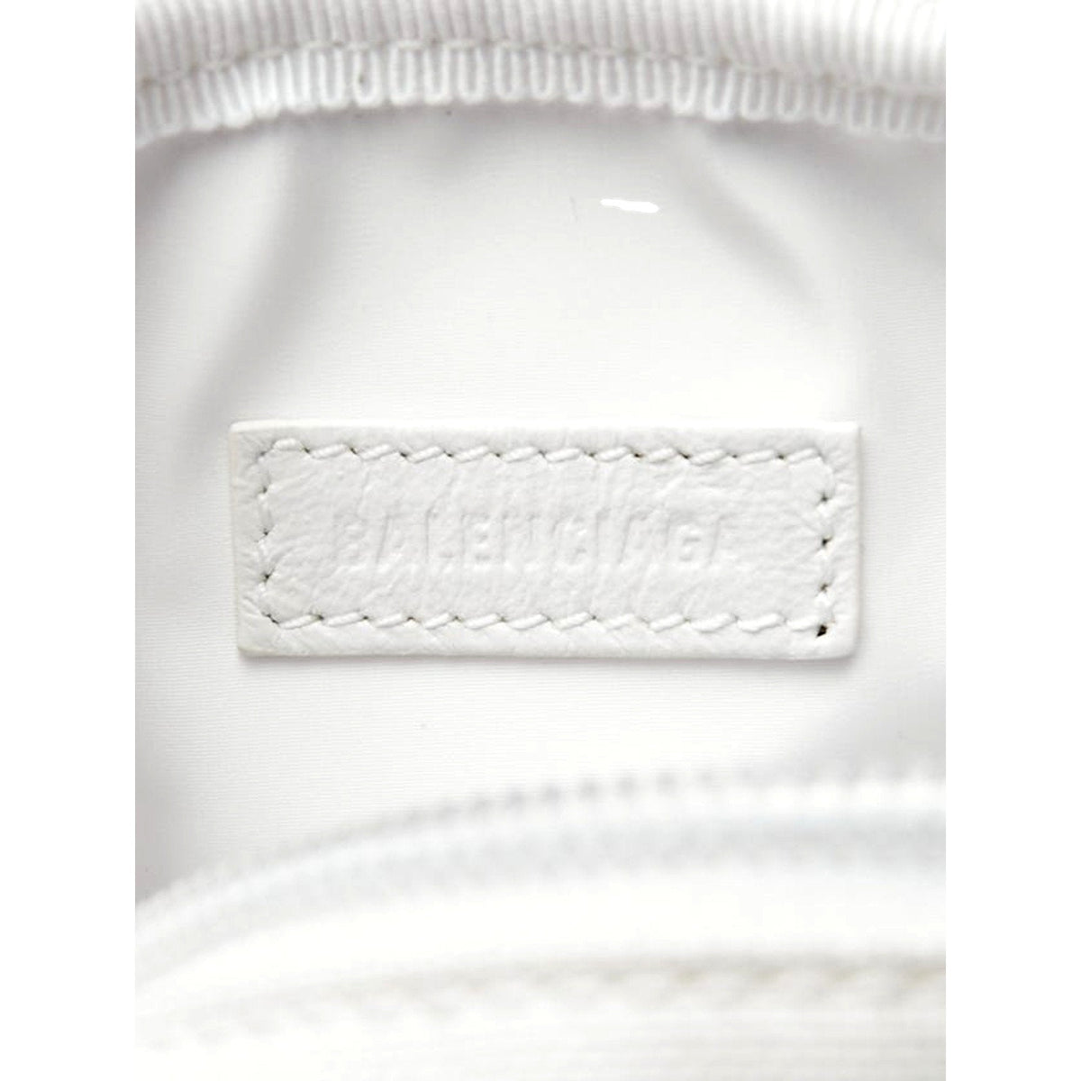 Balenciaga NASA Logo White Nylon Phone Holder Crossbody Bag New