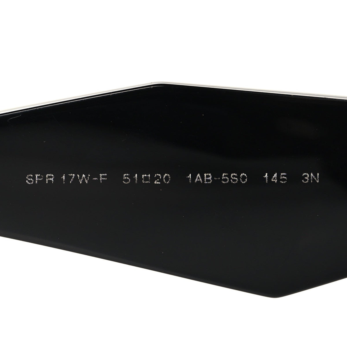 Acetate Symbole Sunglasses SPR 17W-F Black