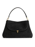 Toteme Women T-Lock Suede Bag
