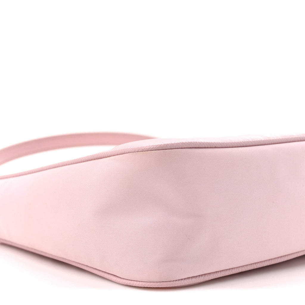 Re-Nylon Saffiano Mini Re-Edition 2005 Bag Alabastro