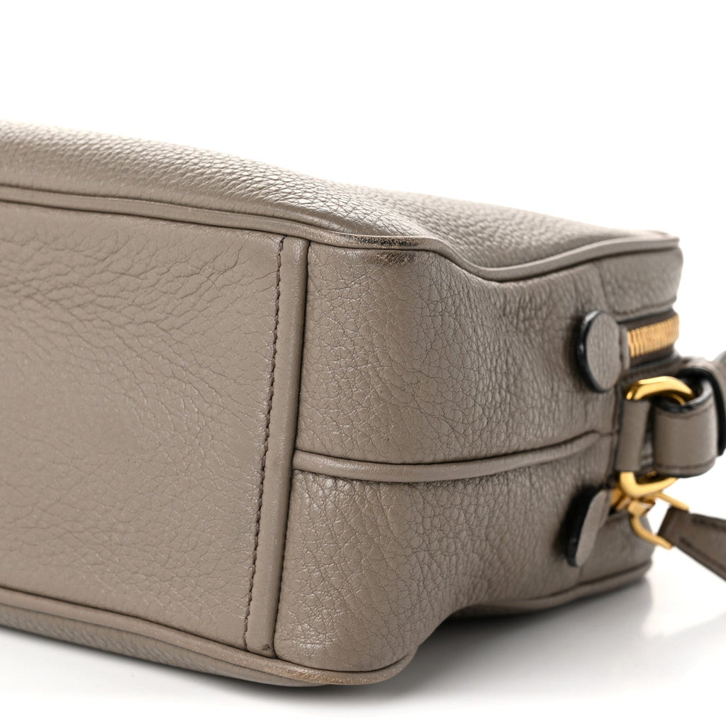 Vitello Phenix Camera Bag Argilla