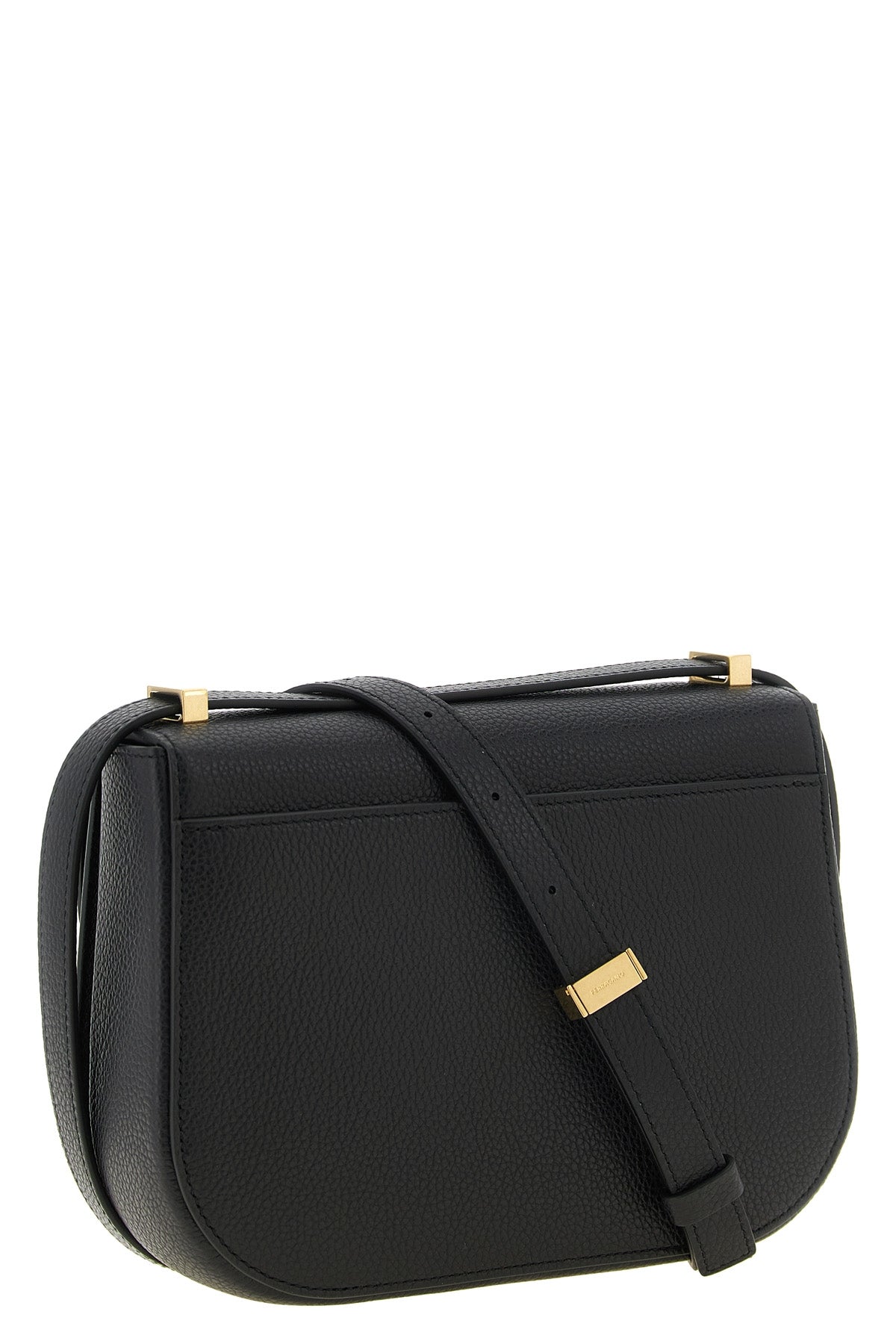 North-South Double Gancini Crossbody Bag
