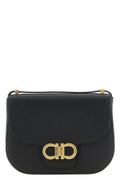 North-South Double Gancini Crossbody Bag