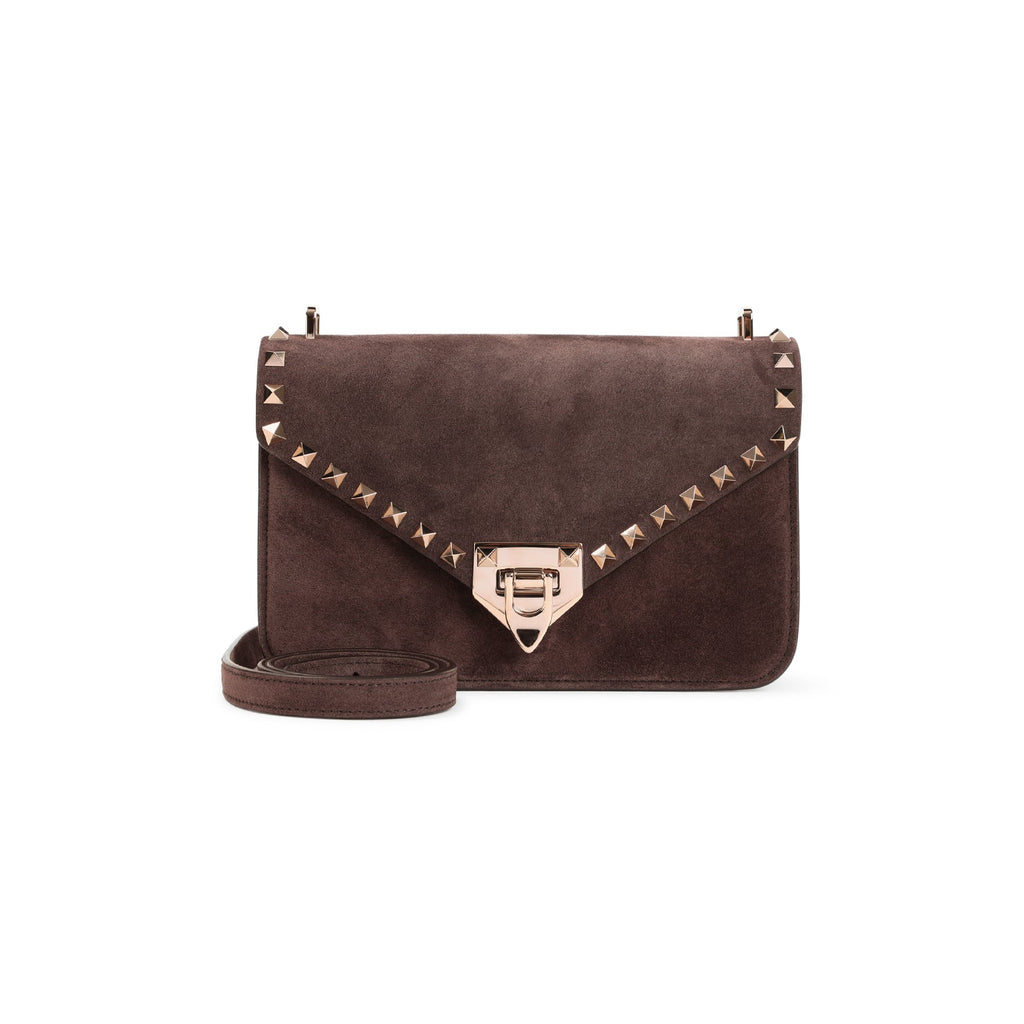 Valentino Garavani Rockstud Suede Small Shoulder Bag Women