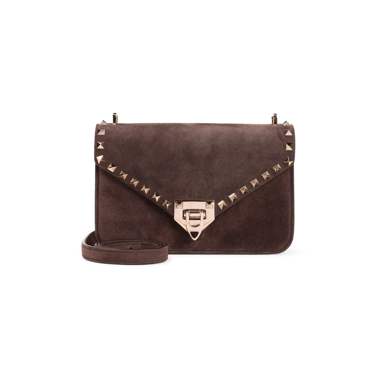 Valentino Garavani Rockstud Suede Small Shoulder Bag Women