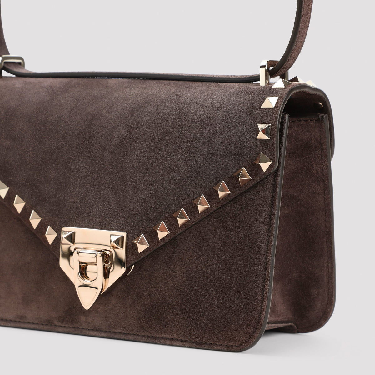 Valentino Garavani Rockstud Suede Small Shoulder Bag Women