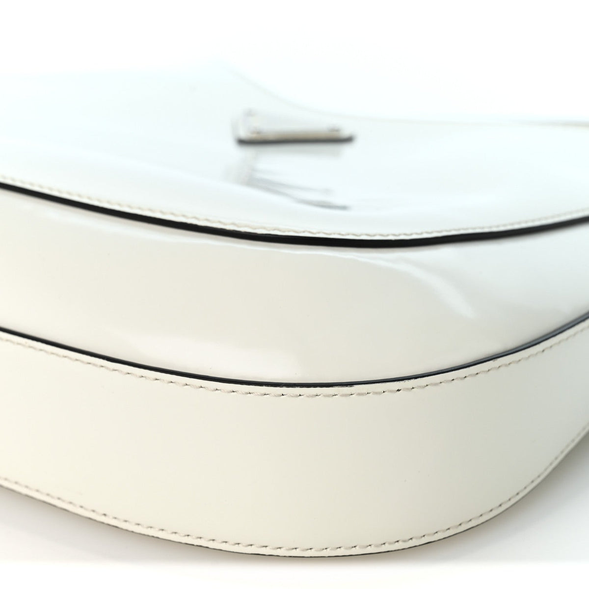 Spazzolato Cleo Adjustable Strap Shoulder Bag White