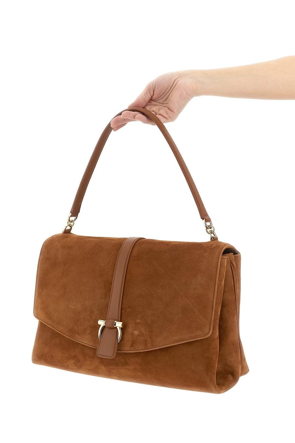 FERRAGAMO Shoulder Bag with Gancini Hardware