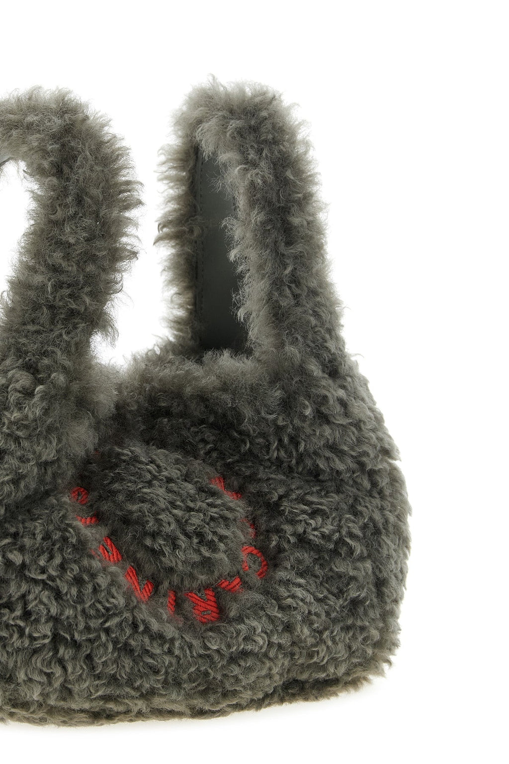 Stella Logo Shearling Shoulder Bag