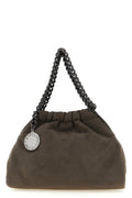 Stella McCartney Falabella Mini Drawstring Bag with Ruthenium Chain