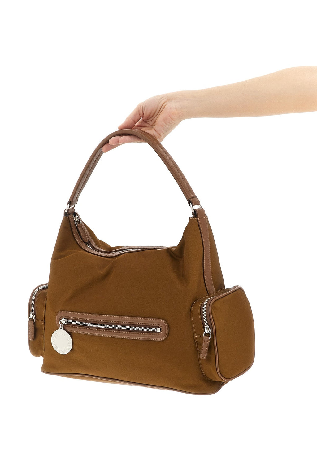 Stella McCartney Shoulder bag with logo charm