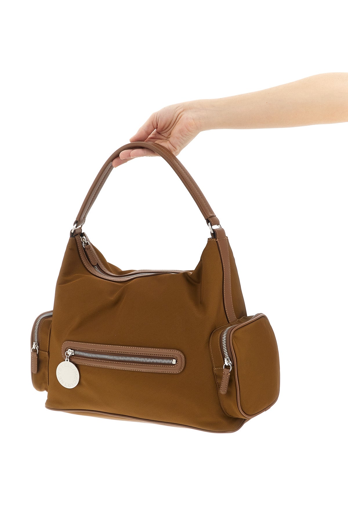 Stella McCartney Shoulder bag with logo charm