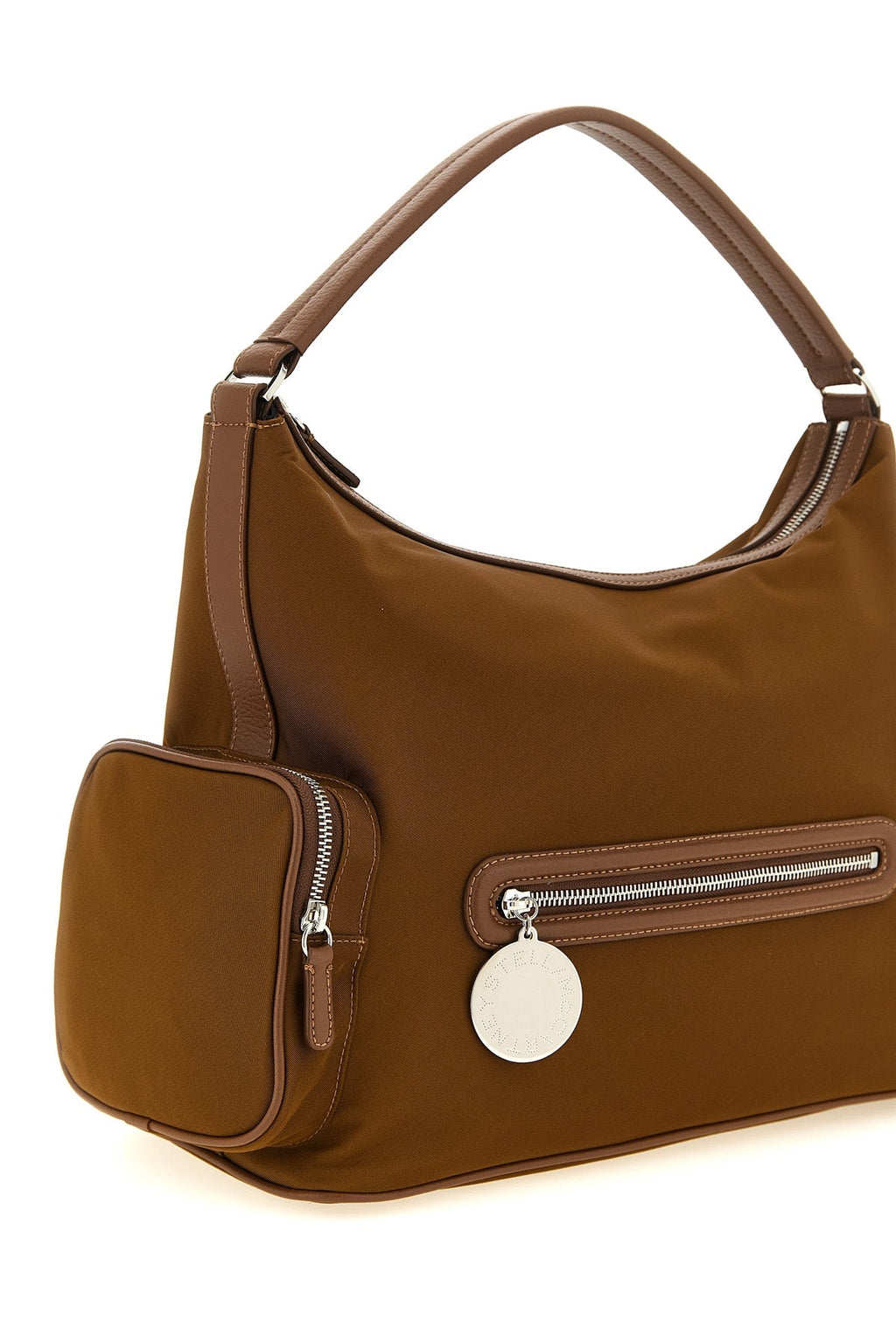 Stella McCartney Shoulder bag with logo charm