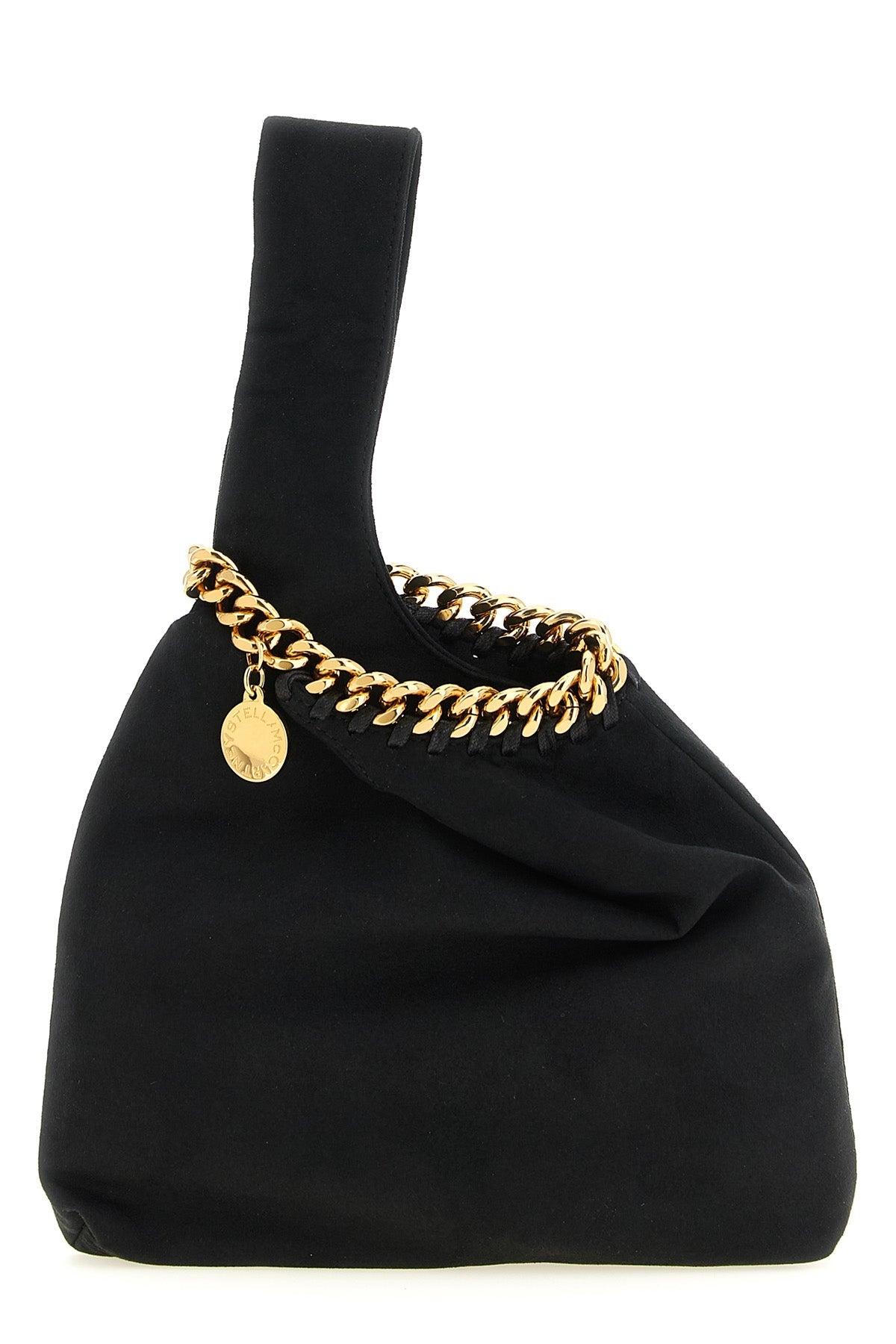 'Wristlet' suede handbag