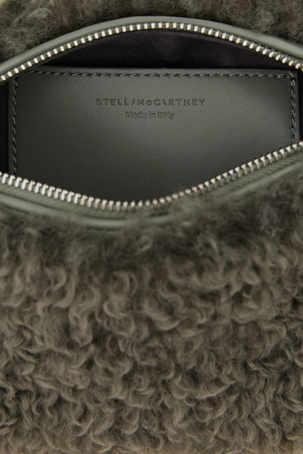 Faux Shearling Pouch
